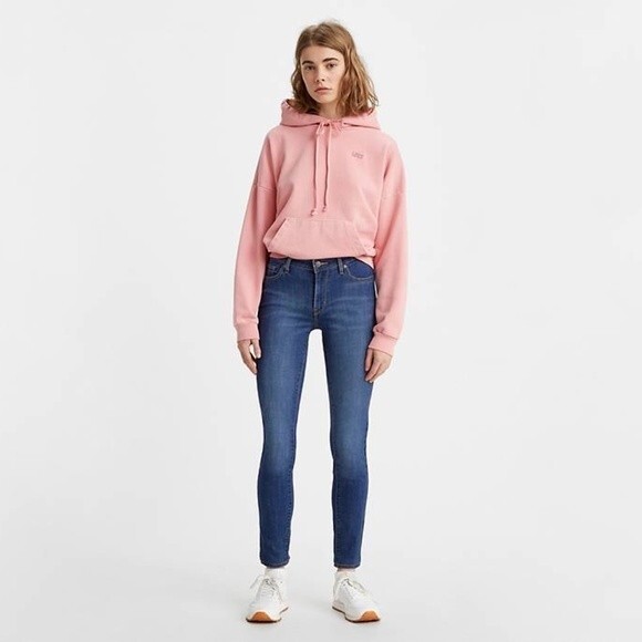 Levi's 711 Size 25 Skinny Jean Light Wash - Picture 1 of 10